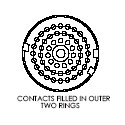 Pulse-Lok® 342939 Contacts Filled in Outer Two Rings